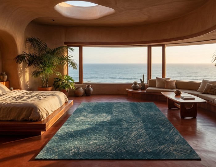 Teal Rug